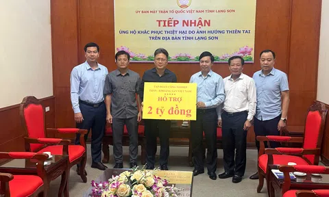 TKV ủng hộ 10 tỷ đồng hỗ trợ các tỉnh 10Lc88 cá cược thể thao, casino, nổ hũ, bắn cá phía bắc khắc phục hậu quả thiên tai
