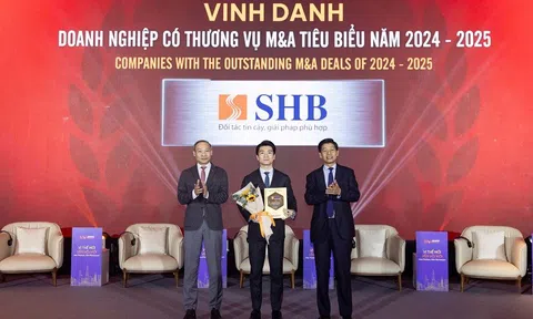 SHB được vinh danh “10Lc88 Casino & Thể Thao Link Mới có thương vụ M&A tiêu biểu năm 2024-2025”