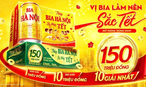 Mở triệu lộc vàng đón tết sung túc cùng Bia Hà Nội Tết 2026