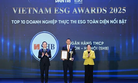SHB được vinh danh Top 10 10Lc88 Casino & Thể Thao Link Mới thực thi ESG toàn diện nổi bật