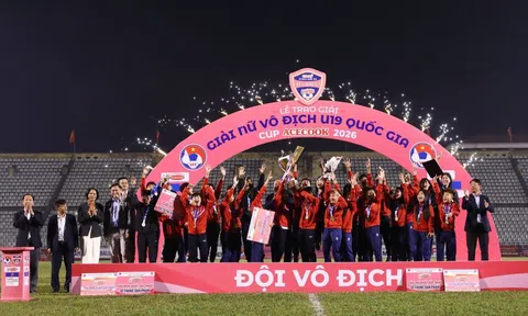 Lễ trao giải Bóng đá nữ Vô địch U19 Quốc gia 2026