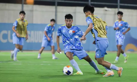 U17 Việt Nam tập trung luyện tập cho trận quyết đấu với U17 UAE