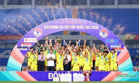 Lễ bế mạc và trao thưởng giải Bóng đá nữ Cúp Quốc gia 2026 tại Thái Nguyên