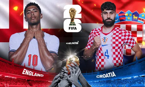 VTV3, VTV6 Trực tiếp bóng đá Anh vs Croatia, World Cup 2026 03h00 ngày 18/6