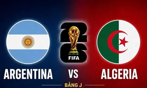 Trực tiếp bóng đá Argentina vs Algeria, World Cup 2026 08h00 ngày 17/6 trên VTV3, VTV6