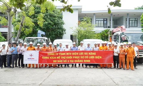 Đà Nẵng: Xuất quân chi viện hỗ trợ Quảng Ninh khắc phục sự cố lưới điện sau bão số 3