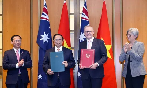 Việt Nam-Australia nâng quan hệ lên Đối tác Chiến lược toàn diện, đưa hợp tác đi vào chiều sâu, thiết thực, hiệu quả