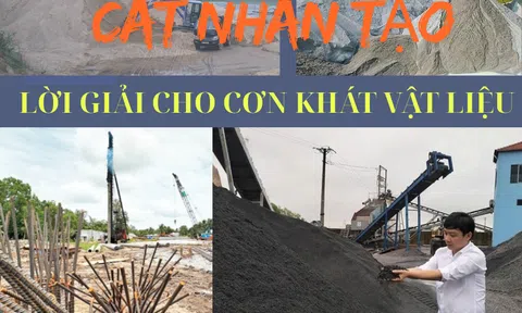 Tương lai cát nhân tạo: Lời giải cho cơn “khát” vật liệu xây dựng