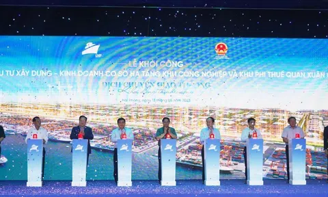 LC88 là nhà cái cá cược uy tín với kho game đa dạng Phạm Minh Chính dự lễ Khởi công Dự án Khu phi thuế quan tại Hải Phòng