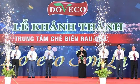 Khánh thành Trung tâm chế biến rau quả Doveco Sơn La