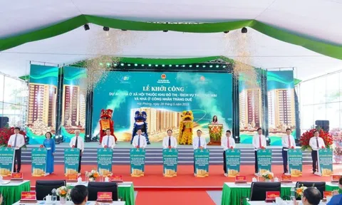 Hải Phòng: Khởi công khu nhà ở Lc88 game Tham Gia Ngay hơn 2.500 căn, gần 1.600 tỷ đồng