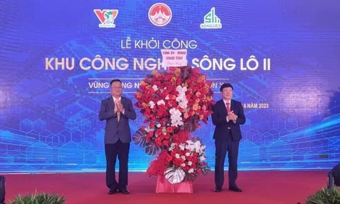 Vĩnh Phúc: Khởi công Khu công nghiệp Sông Lô II, tổng vốn đầu tư hơn 1.500 tỷ đồng
