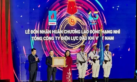 Tổng Công ty Điện lực Dầu khí Việt Nam vinh dự đón nhân Huân chương Lc888 Thể Thao Link Mới hạng Nhì