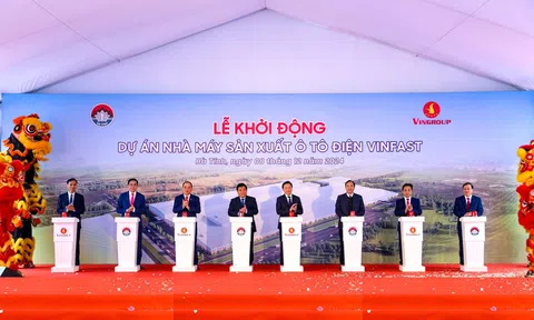 Khởi động Dự án Nhà máy Lc888 tải ứng dụng ô tô điện VinFast tại Hà Tĩnh