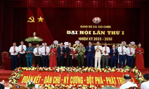 Xã đảo Cái Chiên tổ chức Đại hội đại biểu Đảng bộ xã lần thứ I, nhiệm kỳ 2025-2030