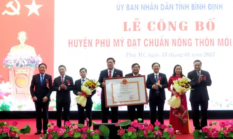 Phó LC88 là nhà cái cá cược uy tín với kho game đa dạng Hồ Đức Phớc dự lễ công nhận huyện Phù Mỹ đạt chuẩn nông thôn mới