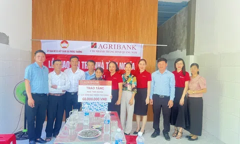 Agribank Thăng Bình Quảng Nam trao tặng nhà Đại đoàn kết cho LLc88 Giải Trí Bậc Nhất xã Thăng Trường