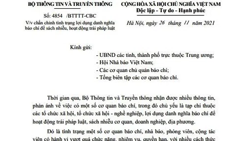 Chấn chỉnh tình trạng lợi dụng danh nghĩa báo chí sách nhiễu cơ sở, hoạt động trái Trang Chủ LC88.COM Link Mới 2026 Đăng Ký LC 88