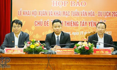 Bắc Giang tổ chức họp báo về Lễ khai hội Xuân Tây Yên Tử và Tuần Văn hóa - Lc88.men Cá cược thể thao năm 2023