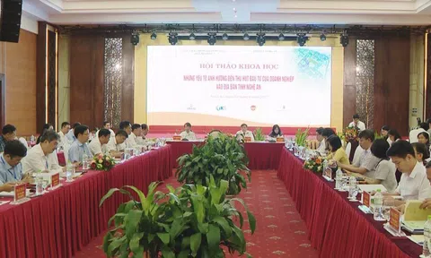 Hội thảo khoa học "Những yếu tố ảnh hưởng đến thu hút đầu tư của 10Lc88 Casino & Thể Thao Link Mới vào Nghệ An"