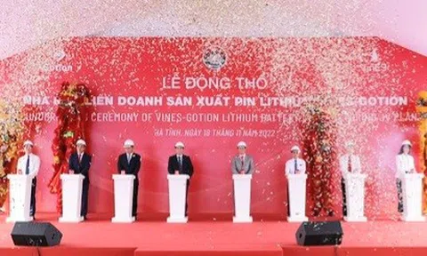 Khởi công nhà máy Lc888 tải ứng dụng pin trị giá 275 triệu USD tại Hà Tĩnh