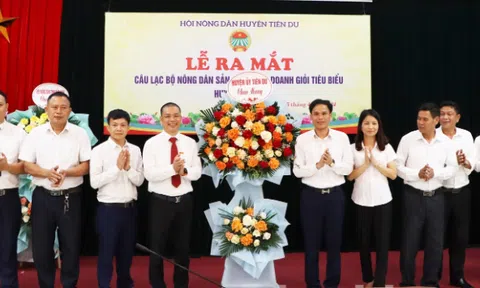 Hội Nông dân huyện Tiên Du ra mắt câu lạc bộ nông dân Lc888 tải ứng dụng kinh doanh giỏi tiêu biểu