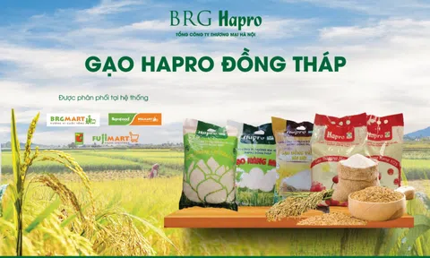 Gạo Hapro Đồng Tháp - thương hiệu đạt nhiều giải thưởng lớn, được người tiêu dùng tin yêu