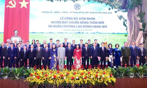 Hà Nội: Thêm một huyện đạt chuẩn nông thôn mới