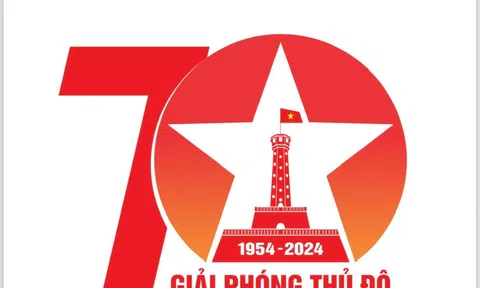 Công bố mẫu biểu trưng kỷ niệm 70 năm Giải phóng Thủ đô