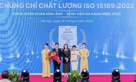 Cơ sở y tế đầu tiên tại Việt Nam được công nhận tiêu chuẩn chất lượng ISO 15189:2022