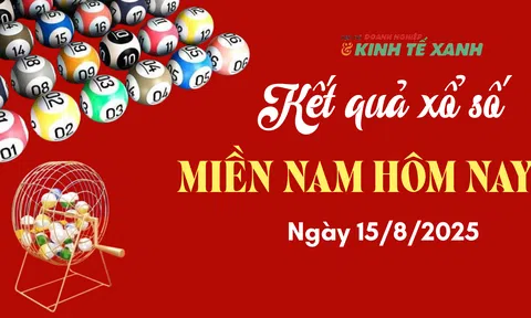 Kết quả xổ số miền Nam hôm nay 15/8/2025 - XSMN 15/8