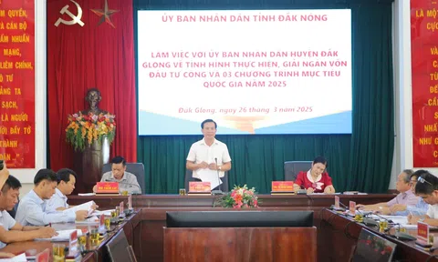 Đắk Nông tập trung tháo gỡ vướng mắc, đẩy nhanh tiến độ các dự án tại huyện Đắk Glong