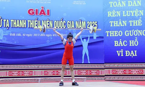 Đắk Lắk tổ chức Giải vô địch cử tạ Thanh thiếu niên quốc gia 2025