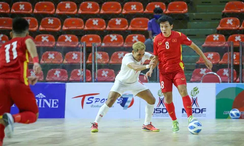 Futsal Việt Nam hòa Myanmar ở trận đấu đầu tiên tại giải Vô địch Futsal Đông Nam Á 2022
