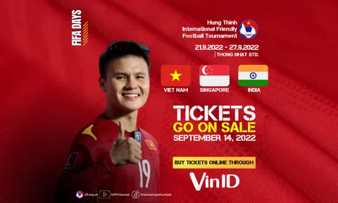 VFF công bố kế hoạch phát hành vé Giải bóng đá giao hữu quốc tế - Hưng Thịnh 2022