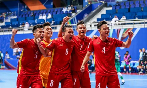 Đội tuyển Futsal Việt Nam giữ ngôi đầu Bảng D với chiến thắng trước Saudi Arabia
