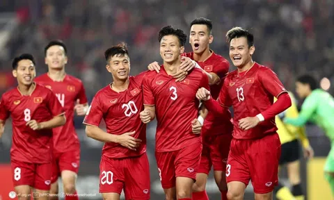 Đội tuyển Việt Nam tăng 1 bậc trên Bảng xếp hạng mới nhất của FIFA