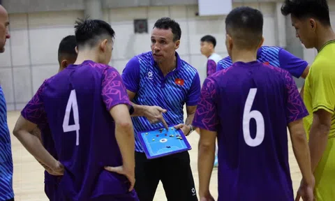 Đội tuyển futsal Việt Nam sẵn sàng cho trận ra quân gặp Myanmar