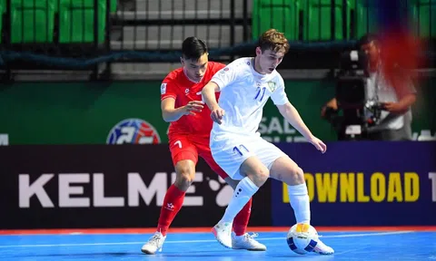 Futsal Việt Nam để thua ngược đáng tiếc Uzbekistan ở vòng Tứ kết