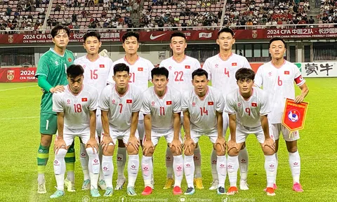 Bỏ lỡ cơ hội, U22 Việt Nam để thua đáng tiếc trước đội chủ nhà U22 Trung Quốc