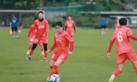 Đội tuyển nữ Việt Nam hội đủ lực lượng, tích cực luyện tập chuẩn bị cho chuyến tập huấn tại Nhật Bản