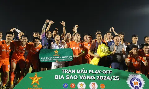 Chiến thắng trận play-off mùa giải, SHB Đà Nẵng trụ hạng thành công