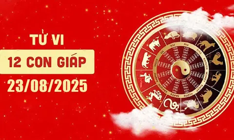 Tử vi 12 con giáp hôm nay Thứ 7 ngày 23/8/2025