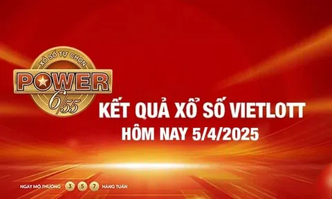 Vietlott Power 6/55 Kết quả xổ số Vietlott hôm nay ngày 6/9/2025