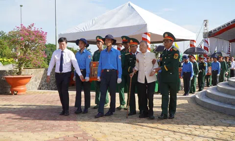 Đồng Tháp: Truy điệu hài cốt liệt sĩ quân tình nguyện và chuyên gia Việt Nam