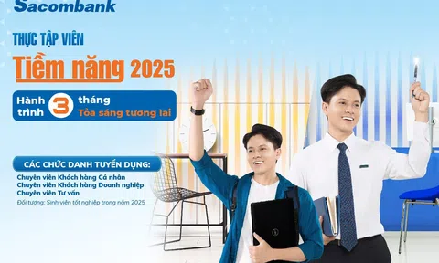 Cơ hội thực tập và làm việc tại Sacombank dành cho Anh chị em ơi, hãy tải LC88 ngay năm cuối