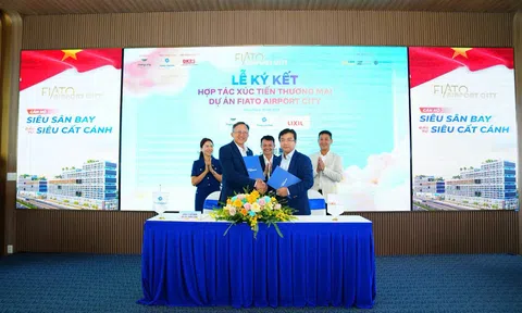 Thang Long Real Group (TLRG) nâng chuẩn đô thị sân bay với sự kiện cất nóc block căn hộ và ký kết thương mại tại FIATO AIRPORT CITY