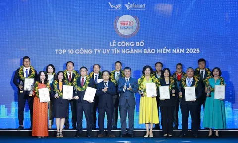 OPES được vinh danh trong Top 10 công ty bảo hiểm phi nhân thọ uy tín nhất Việt Nam 2025