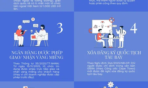 [Infographic] Loạt chính sách mới có hiệu lực từ tháng 11/2025