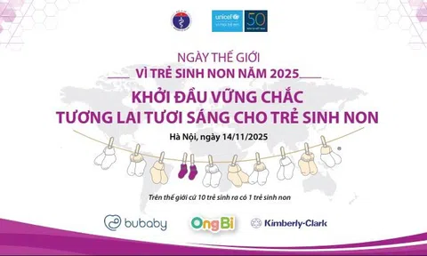 Hưởng ứng Ngày Thế giới vì trẻ sinh non: Nâng cao chất lượng chăm sóc, bảo vệ sự sống cho trẻ em